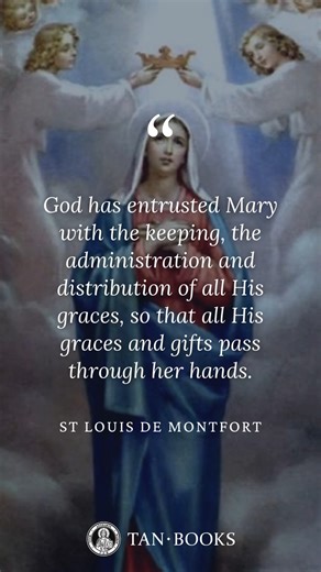 “It is through the most Blessed Virgin Mary that Jesus Christ came into the world, and it is also through her that he will reign in the world.” Continue the work of St. Louis de Montfort by sharing Our Lady with your family and friends! His famous work, The Secret of Mary is just 5 for $10 this month. Get your copies today: https://tanbooks.com/products/books/the-secret-of-mary/ | TAN Books