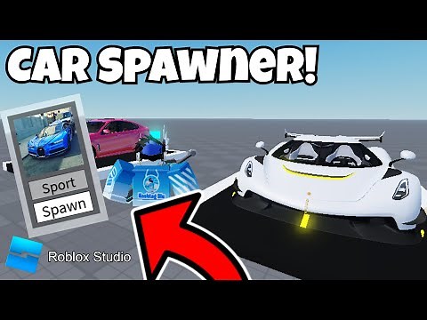 How To Create A CAR SPAWNING SYSTEM (Roblox Studio)