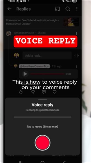 YouTube Voice Reply Explained