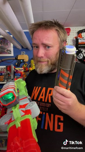 Nerf Vortex Nitron 3S Firing Test: Glow in the Dark!