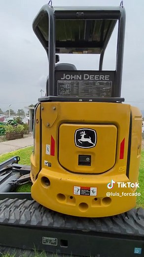 MiniExcavadora 🚧 #jonhdeere 35G #mecab #elingeluis #luisforcado #maquinariapesada