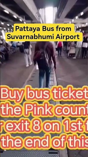 How to go to Pattaya by bus from Suvarnabhumi Airport? #pattaya #thailandtourism #travelasia #thai
