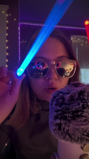 Calming Lightsaber ASMR with Mouth Sounds and Visual Triggers