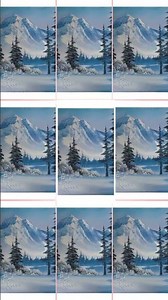 Ultra PRO: 9-Pocket Zippered PRO-Binder - Bob Ross (Winter Paradise)