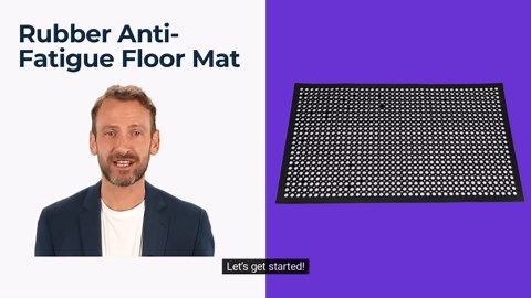 Rubber Floor Mats Anti-Fatigue Kitchen Floor Mat New Bar Floor Mats Commercial Heavy Duty Red Rubber Out Door Mat 36" x 60"