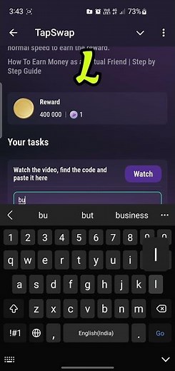 Earn Money as a Virtual Friend | TAPSWAP CODE | how to earn money step by step guide