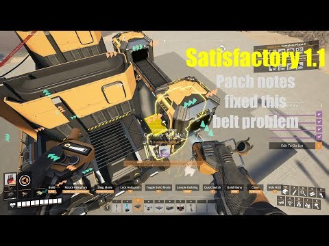 Did Coffee Stain fix this Satisfactory 1.1 blueprint bug?