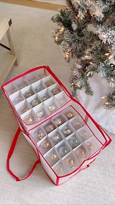 Ornament Organization makes trimming the tree and storing them SO much easier! This storage box has 8 trays and holds 128 ornaments. Comment “Christmas” below for a link sent to your inbox! {be sure to follow our account to get the link! If not you can tap the link in our bio too.  | Gracefully Glam | Facebook