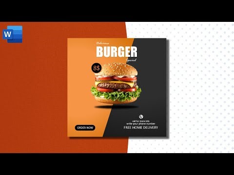 How to make a Poster in MS word | Poster Design in MS word