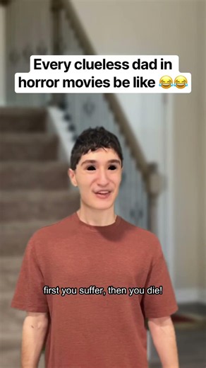 The clueless dad in horror movies be like 😂 #shorts #funny #comedy