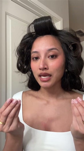 Good hair… even before the coffee 🤍 #hairtok #hairextensions #clipinhair