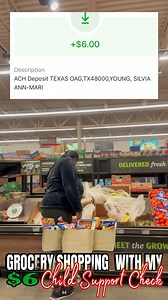 Grocery Shopping with My $6 Child Support Check—What Can I Even Get? 🤔🛒💸 #SingleMomStruggles #GroceryHaul #BudgetShopping #MomLife #RealLife #SavingMoney #childsupport #childsupportcheck #FoodOnABudget #MakingItWork #FinancialStruggles | Silvia Young