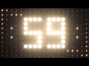Countdown Counter Timer Floodlight Animation VJ Flashing Lights Spotlight Wall Lights motion graphic