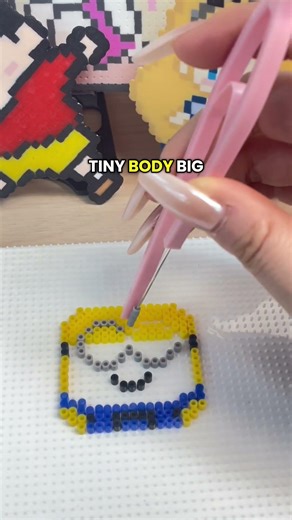 Minions PixieBeads TuToriaMinions Pixel Art | DIY Pixie Beads Tutorial for Cute Characters
