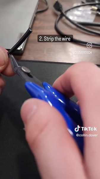 Here is how to make a circuit from a USB cable! This is really straightforward and super safe! Just be sure to not touch the black and red wires together while plugged in (this will create a short) #diy #usb #power #circuit #electronic