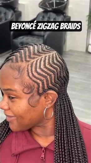 Beyoncé Zig Zag Finger Wave Braids Are EVERYTHING 🔥 #hairtok #trendinghairstyles