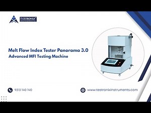Melt Flow Index Tester Panorama 3.0 | Advanced MFI Testing Machine