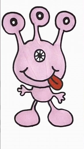 How to draw an alien