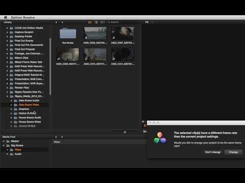 Working in the Media Pool in DaVinci Resolve 10