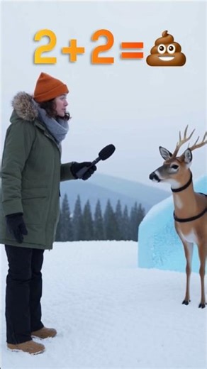World's Smartest Deer 🦌💩 #shorts #skit #funny