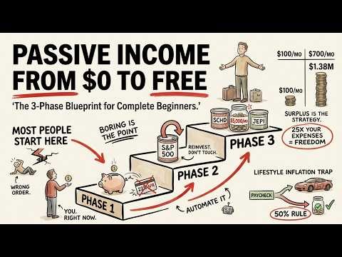 Passive Income Investing for Beginners From $0 to Financial Independence