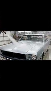 1968 Mustang Restoration 🔧 Welding, Filling & Priming #1968Mustang #MustangRestoration #Shorts 🚗