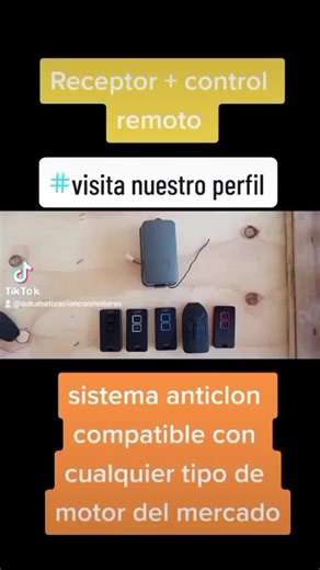 control remoto más receptor