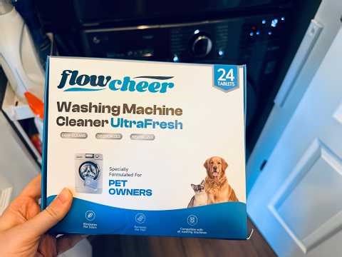Flowcheer Washer Cleaner Tablets – Deep Clean Washing Machine for Pet Hair & Odor