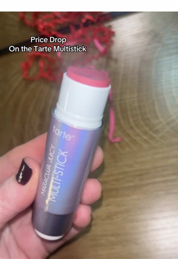 Cheek and lip tint comes conveniently in a multistick by tarte cosmetics #tartecosmetics #cheektint #liptint #tarte