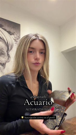 Agenda una sesión privada: altayrath.info ⭐️ Suscripción activa en mi perfil y en el enlace sobre este video (descuento en lecturas en vivo y privadas) #acuario #tarot #astrologia #horoscopo #fyp