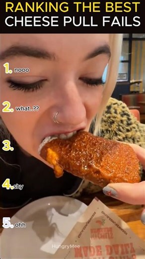 cheese pulls fails #asmr #eating #mukbang