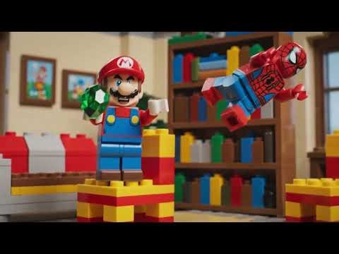 SML Movie - Mario vs SpideyMan: Gem Grab Mayhem! #LegoMario #SpiderMan #StopMotion