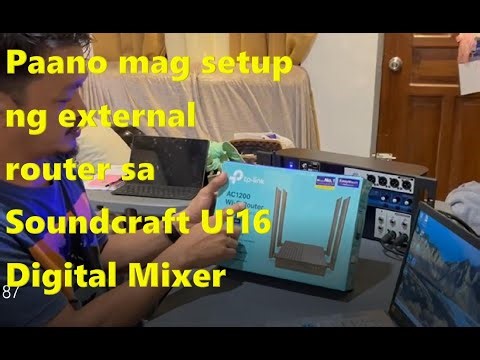 Soundcraft Ui16 / External Router Setup
