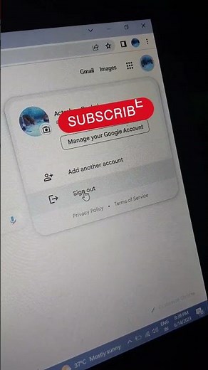 How to log out gmail account in your Laptop