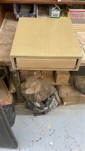 Enclosed Toe Kick Drawer Push-to-ooopen,assembled,custom Size "trojan4closed" Plywood, 5"high,exposed Edges,open Back and Front, Unfinished - Etsy