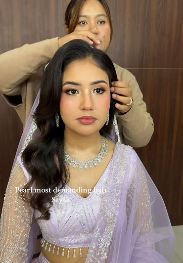 Russian Volumizing Hair Style for Brides