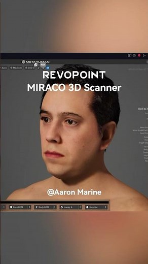 Revopoint MIRACO 3D Scanner: Selfie Scan to MetaHuman