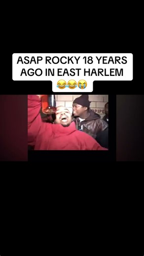 ASAP ROCKY 18 YEARS AGO IN EAST HARLEM 😂😂😭 #asaprocky #harlem #viral #funny #rap