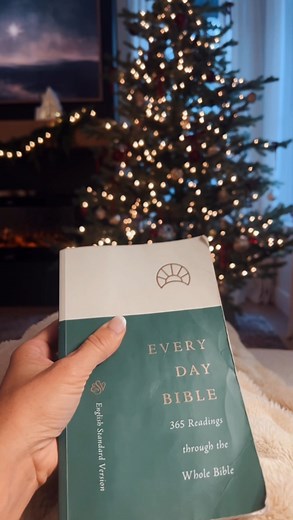 Lynette Yoder on Instagram: "Read through the Bible in a year! Comment: ‘Bible’ to get a link to this one. It’s a very doable amount for each day. It’s under $20. I love this one and am almost finished reading through it. If you want a new goal for 2025 I’d say this would be a very good one! . #biblestudy #oneyearbible #esvbible #biblereadingchallenge #2025goals"