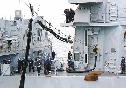 Replenishment at sea RAS/FAS systems