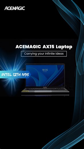 ACEMAGIC AX15 Laptop - Carrying your infinite ideas 💻 🚀 ✔️15.6-inch laptop ✔️CPU: Intel 12th N95 ✔️Memory: 16G 512G SSD 🛒💨 bit.ly/AceMagic_AX15_laptop . . . . . #ACEMAGIC #laptop #AcemagicAX15 #computer #ACEMAGIClaptop #ACEMAGICAX15laptop #laptop2023 #bestlaptop #bestlaptop2023 #IntelN95 #AceMagicPC #techenthusiast #techfans #mylaptop #laptoplifestyle #laptopoftheday #computerscience #computers | AceMagic Mini PC