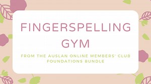 Quiz:  Fingerspelling Drills 4