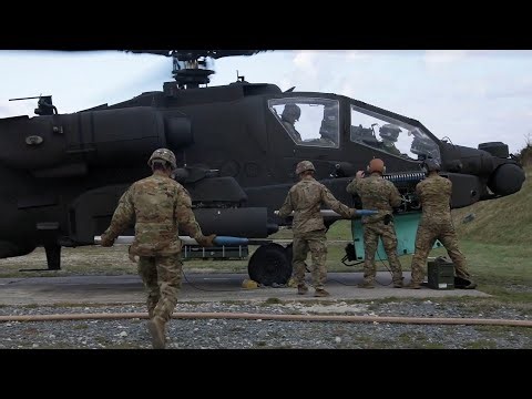 U.S. Soldiers Conduct Aerial Gunnery At GTA