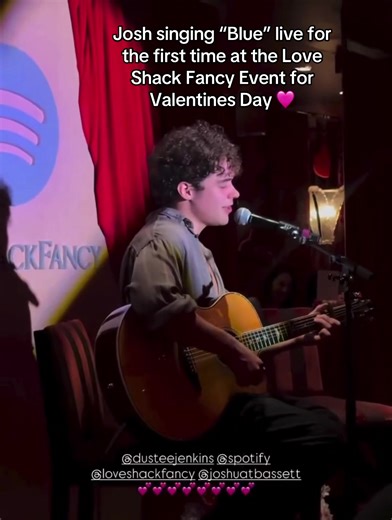 Joshua Bassett Performs 'Blue' Live for the First Time