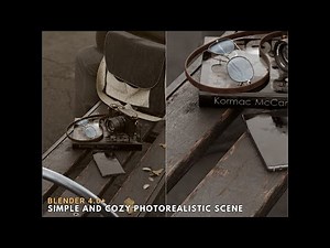 Create Simple and Cozy Photorealistic render in Blender 4.0+ || Cycles