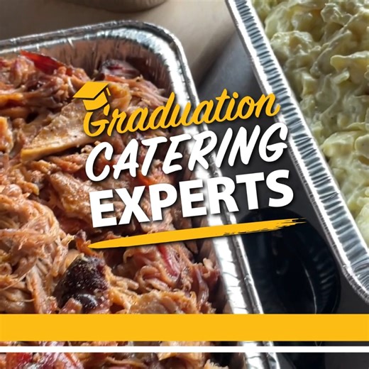 🎓 Time to celebrate your grad with a feast they’ll never forget! Let Team Billy bring the BBQ to the party with mouthwatering catering that'll earn top honors. We also have family Take Home Packs that feed 3-10! View Menu | https://billysimsbbq.com/menu/ | Billy Sims BBQ