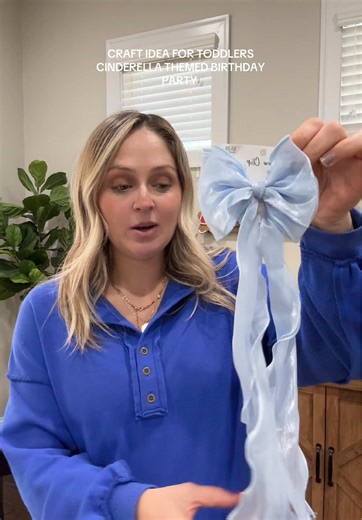 Cinderella Themed Birthday Party Craft Idea for Toddlers