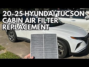 2020-2025 Hyundai Tucson - Cabin Air Filter Replacement