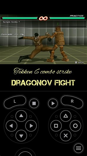 DRAGUNOV COMBO STRIKE TO MOKU JIN COMMAND MOVE IN TEKKEN 6 #tekken8 #tekken7 #tekkengameplay #fyp