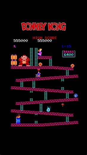 Donkey Kong 75 – Classic Arcade Gameplay#shorts